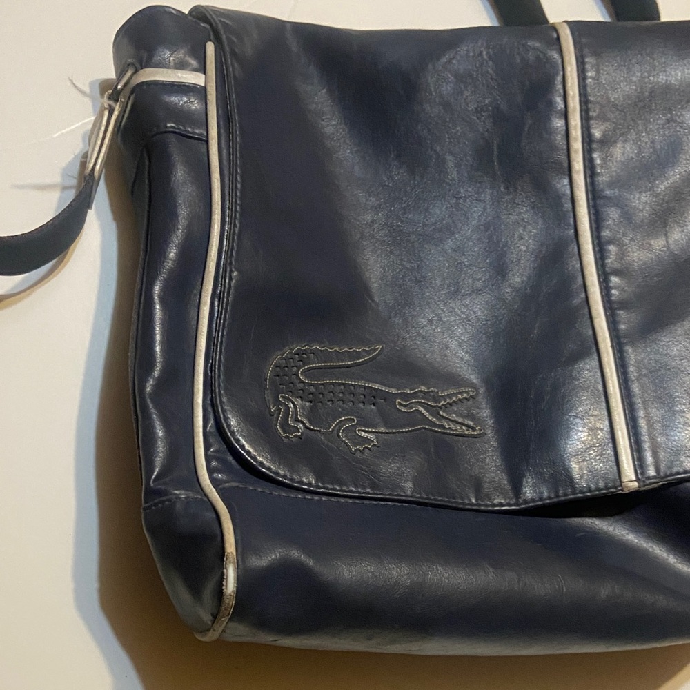 Lacoste Dark Blue Messenger Bag - Picture 5 of 5
